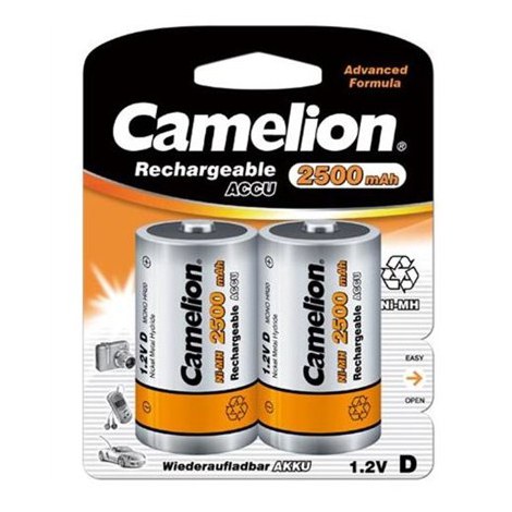 Camelion | D/HR20 | 2500 mAh | Rechargeable Batteries Ni-MH | 2 pc(s) - 2